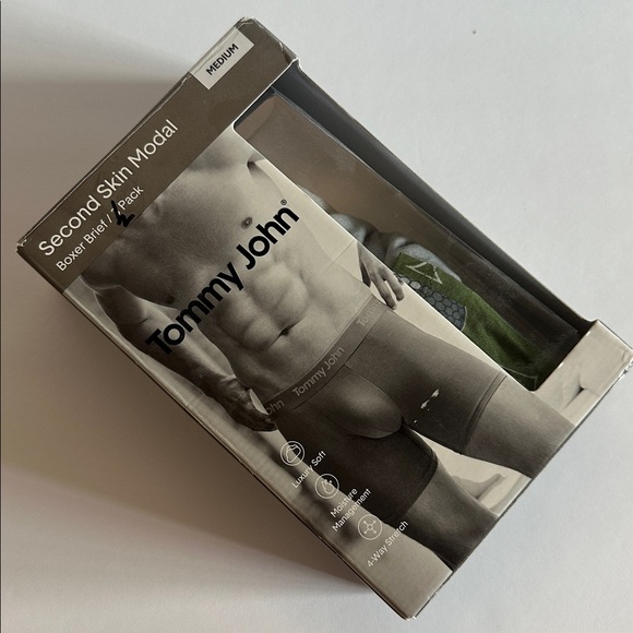 Tommy John Second Skin Modal Boxer Briefs - 2 pairs - Picture 1 of 8